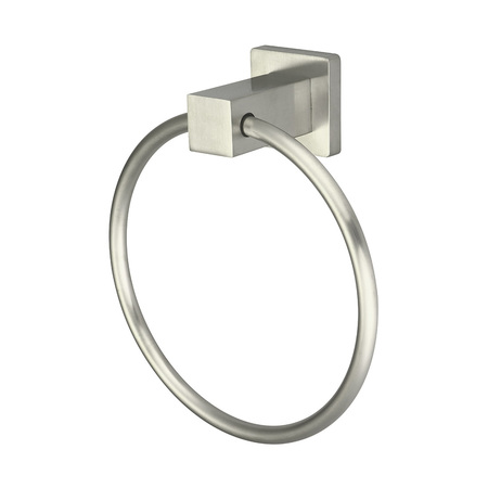 PIONEER FAUCETS Towel Ring, Brushed Nickel, Weight: 0.2 7MO034-BN